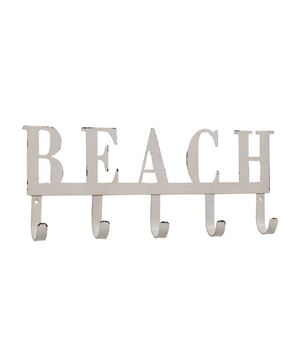 Picture of Beach Metal Wall Hook Sign