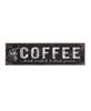 Picture of Coffee Black Distressed Metal Sign