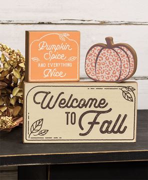 Picture of Welcome to Fall Blocks, 3/Set