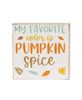 Picture of Pumpkin Spice Everything Square Block, 3/Set
