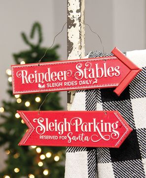 Picture of Sleigh Parking Arrow Sign