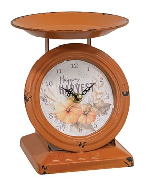 Picture of Vintage Happy Harvest Old Town Scale Clock