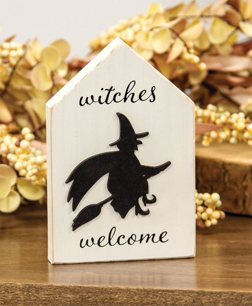 Picture of Witches Welcome Silhouette Block