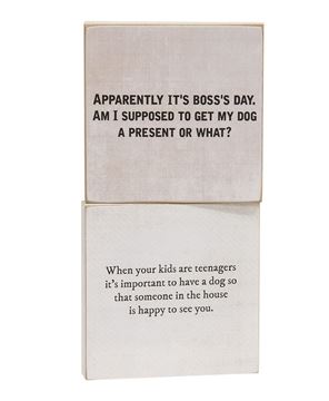 Picture of It's Bosses Day Square Block, 2/Set