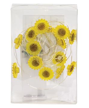 Picture of LED Sunflower Timer Lights, 15 Count