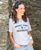 Picture of Spooky Town University T-Shirt, Heather Gray