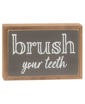 Picture of Brush Your Teeth Box Sign
