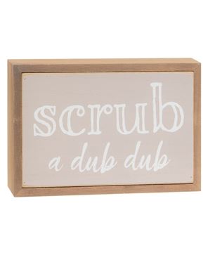Picture of Scrub A Dub Box Sign