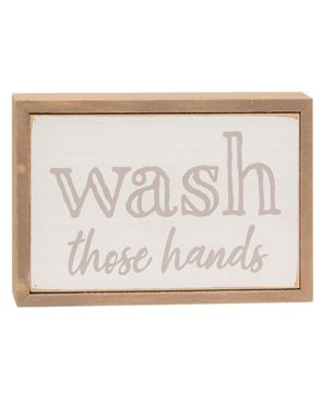Picture of Wash Those Hands Box Sign