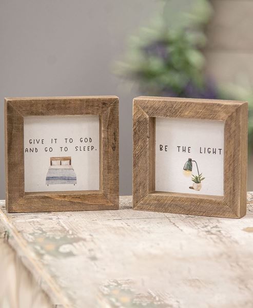 Picture of Be the Light Mini Frame, 2/Set
