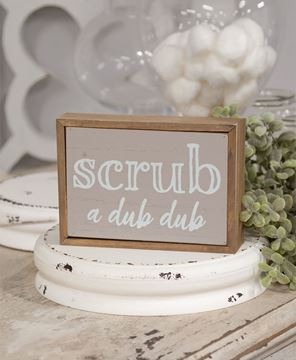 Picture of Scrub A Dub Box Sign