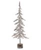 Picture of White Washed Metal Christmas Tree w/Birch Wrapped Base - 30"H