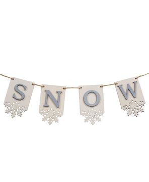 Picture of Horizontal Snow Tag Garland