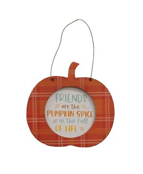Picture of Fall Is Proof Plaid Pumpkin Hanger, 3/Set
