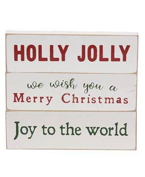 Picture of Holly Jolly Thin Mini Blocks, 3/Set