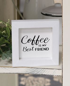 Picture of Coffee Is My Best Friend Mini Framed Sign