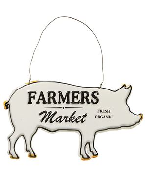 Picture of Farmers Market Enamel Ornament
