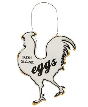 Picture of Fresh Eggs Enamel Ornament
