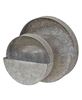 Picture of Galvanized Wall Planters, 2/Set