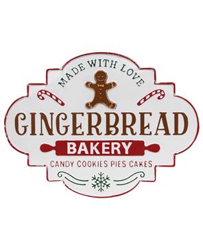 Picture of Gingerbread Bakery Metal Sign