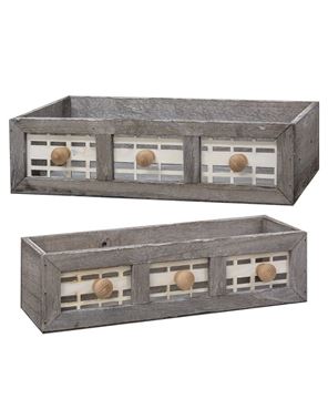 Picture of Graywashed Window Boxes, 2/Set