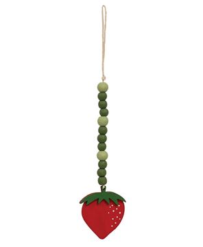 Picture of Wooden Beaded Strawberry Ornament
