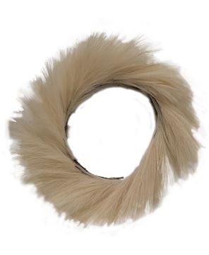 Picture of Pampas Grass Wreath, 24", Cream