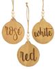 Picture of Script Wine ID Tag, 3/Set