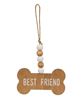 Picture of Dog Mom Beaded Bone Ornament, 3/Set