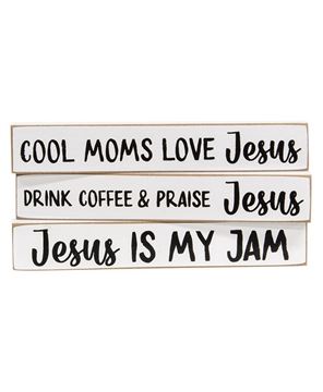 Picture of Cool Moms Love Jesus Mini Stick, 3/Set