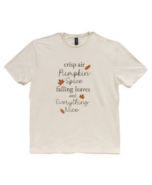 Picture of Crisp Air Pumpkin Spice T-Shirt, Natural