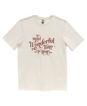 Picture of The Most Wonderful Time Of The Year T-Shirt, Natural XXL