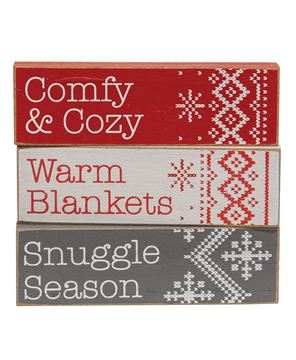 Picture of Comfy & Cozy Sweater Block, 3/Set