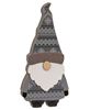 Picture of Layered Wooden Gray Sweater Gnome Sitter