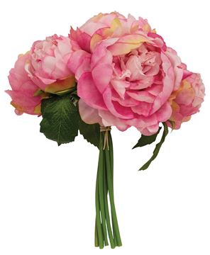Picture of Full Bloom Peony Bouquet, Rose Pink