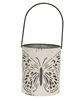 Picture of Cutout Butterfly White Metal Buckets, 2/Set