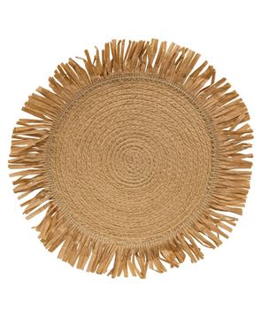 Picture of Natural Jute & Dried Grass Candle Mat - 14"