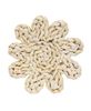 Picture of Corn Husk Flower Shape Candle Mat, Small