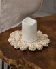 Picture of Corn Husk Flower Shape Candle Mat - 8"