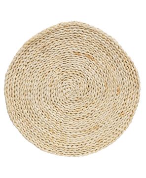 Picture of Natural Corn Husk Round Table Mat