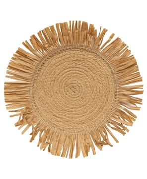 Picture of Natural Jute & Dried Grass Candle Mat - 12"