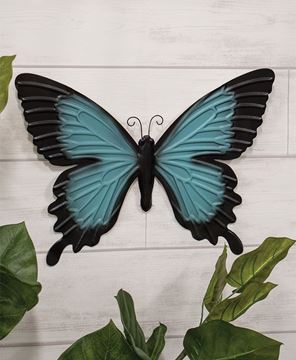 Picture of Blue Butterfly Metal Wall Decor