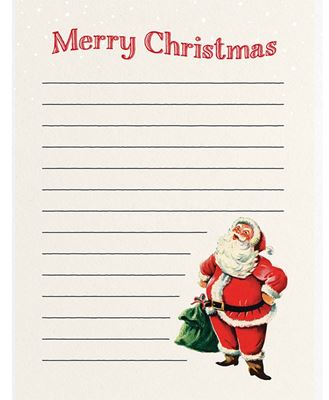 Picture of Merry Christmas Santa Notepad