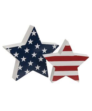 Picture of Stars & Stripes Star Sitters, 2/Set