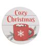 Picture of Cozy Christmas Round Easel Sign, 2/Set