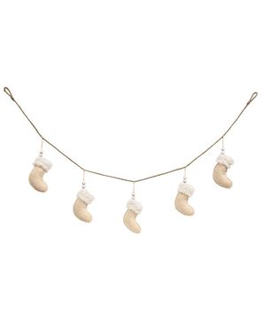 Picture of Natural Christmas Stocking Garland