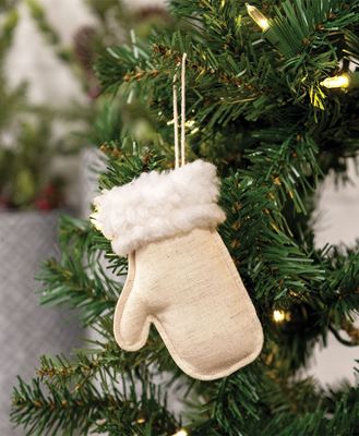 Picture of Natural Christmas Mitten Ornament