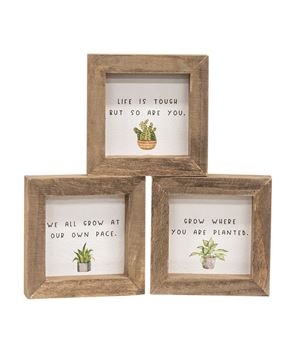 Picture of We All Grow Mini Frame, 3/Set