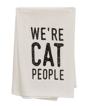 Picture of We’re Cat People Dish Towel