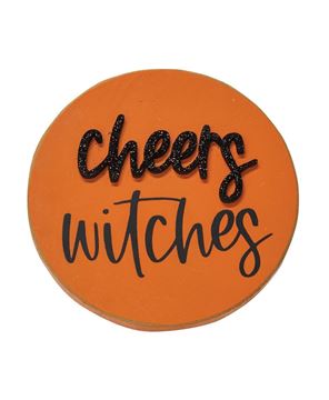 Picture of Cheers Witches Circle Easel Sign